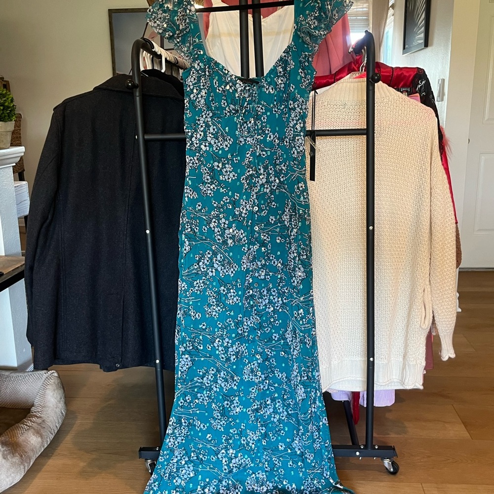 House of Harlow Floral turquoise Dress